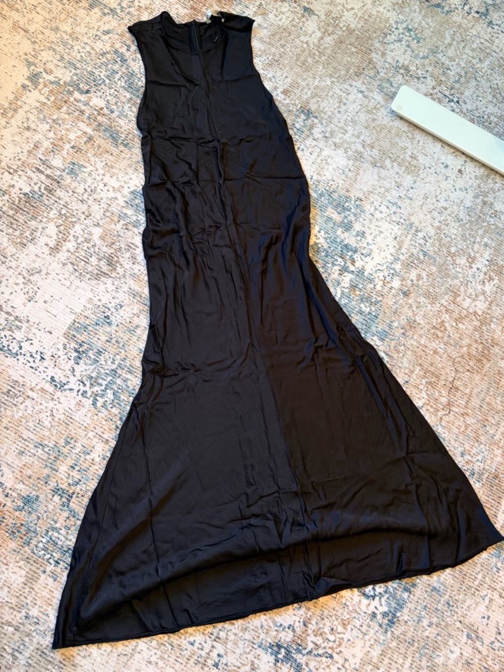 Zara Black Sleeveless Maxi Dress